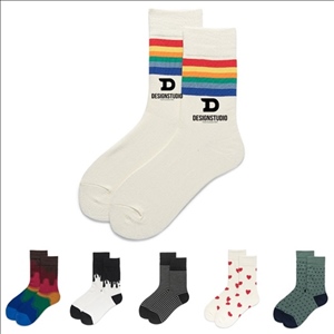 Old School Vintage Striped Socks